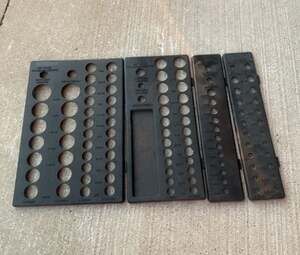 Craftsman Socket Organizer Tray Set Standard and Metric